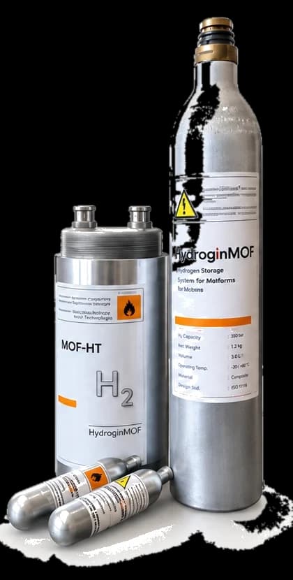 HydroginMOF ürün ailesi